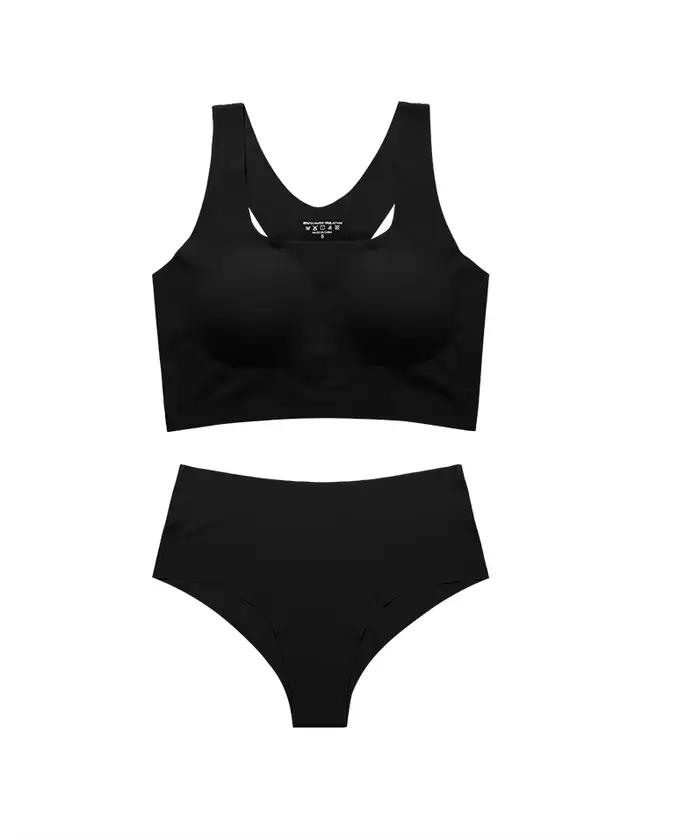 Vente Flash : Ensemble soutien-gorge sans fil et shorty personnalisé pour femme – Soutien-gorge sans