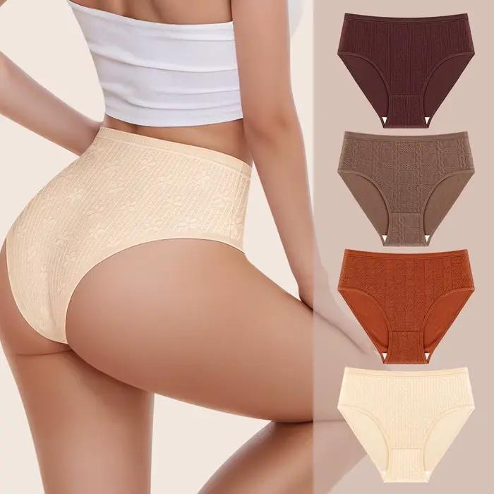 4 pièces offre spéciale respirant dames culottes femmes Sexy sous-vêtements doux coton culottes tail
