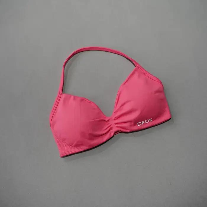 DFDK 26 Nouveau soutien-gorge de sport dos croisé pour femme, maintien fort, effet push-up, respiran