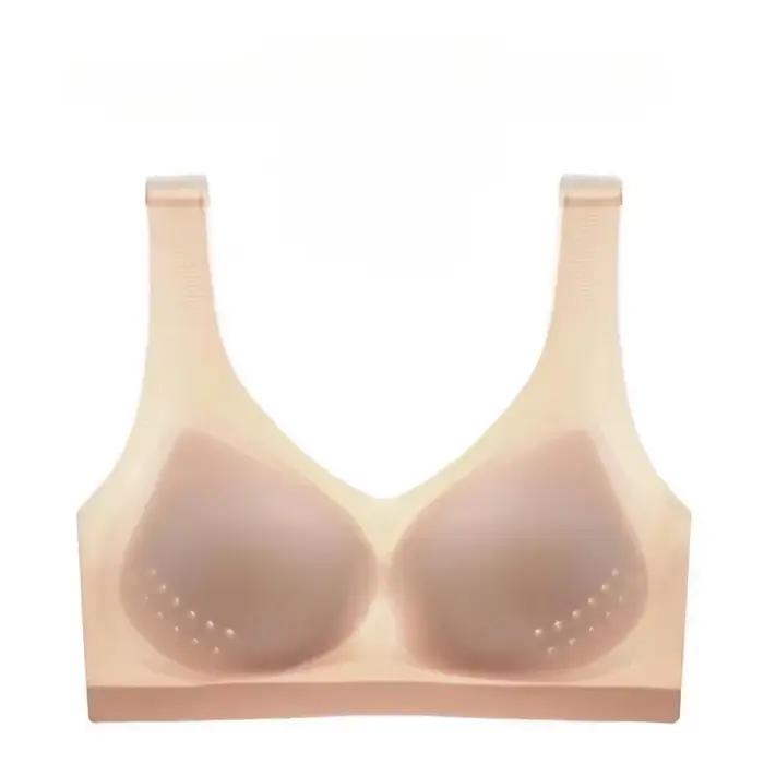 Soutiens-gorge pour femmes sans couture sans fil Ultra mince soutien-gorge respirant sommeil été Bra