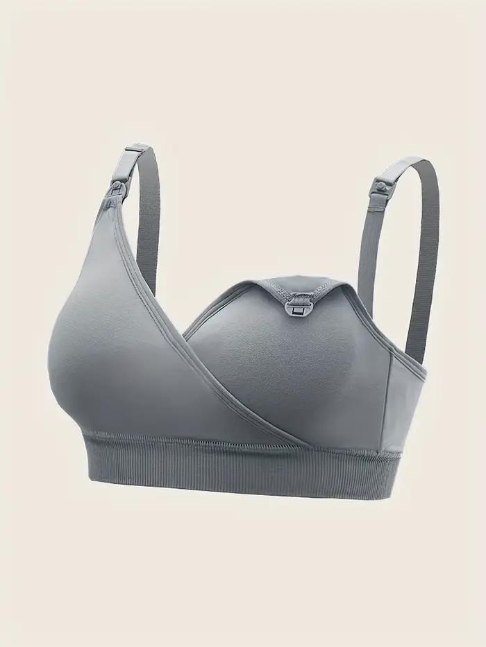 Ensemble de soutien-gorge d'allaitement respirant, sous-vêtements d'allaitement, soutien-gorge de grossesse, coupe complète, sans fil, confortable, 3 pièces