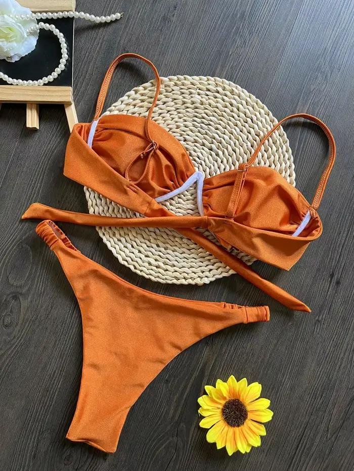 Sexy 3D kvetinový bikini set 2026 pre ženy