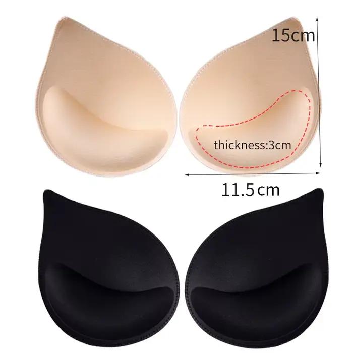 Coussinets de soutien-gorge Sexy pour femmes, 6 pièces, 3 paires, rembourrage amovible, rehausseur de poitrine, bonnets Push Up pour maillots de bain, Bikini