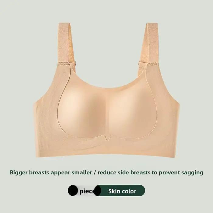 Soutien-gorge à couvrance totale pour poitrines généreuses, style fin, qui rehausse et soutient la graisse latérale, anti-affaissement, réglable, confortable et respirant