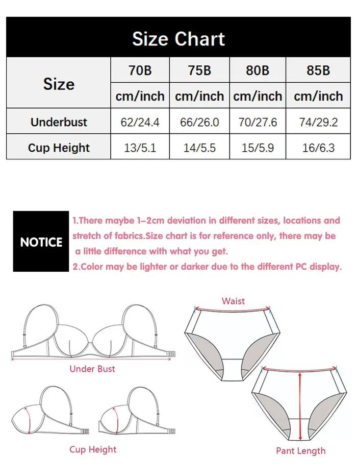 Soutien-gorge Femme Push Up Armature Rembourré Couverture Complète T-Shirt Bretelles Réglables Décolleté V Confortable Maintien Quotidien Rembourré Respirant