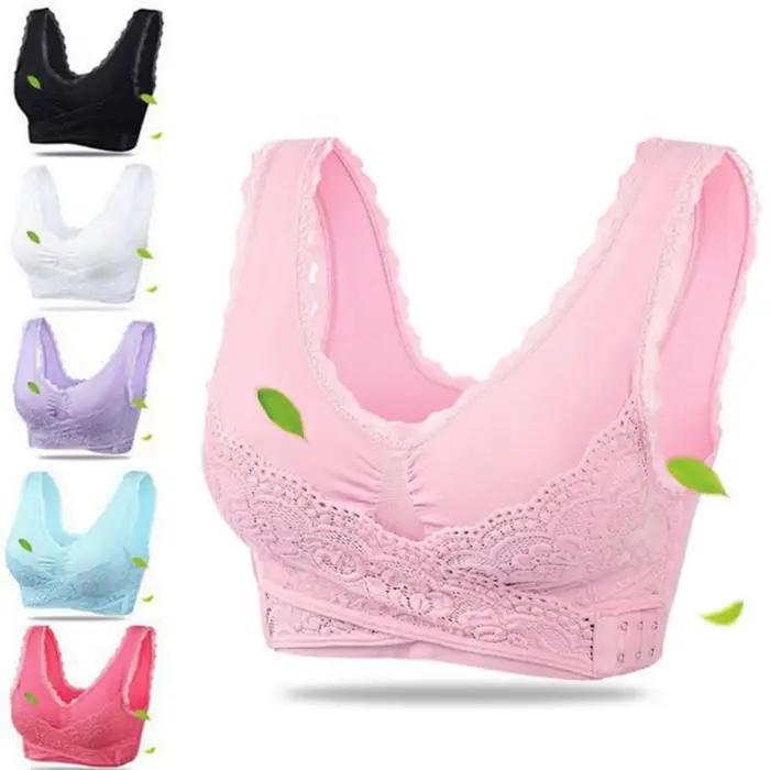 Soutien-gorge soyeux sans fil avec boucle latérale, confortable pour la récupération post-chirurgie, pour les femmes enceintes