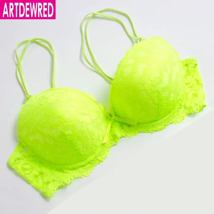 ARTDEWRED ženy Sexy bralette veľká veľkosť čipkovaná spodná bielizeň Push Up podprsenky 75 80 85 90 95 B C D intímne