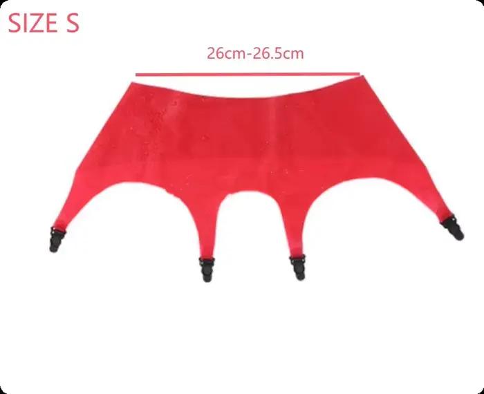 Latexový korzet s podväzkami
