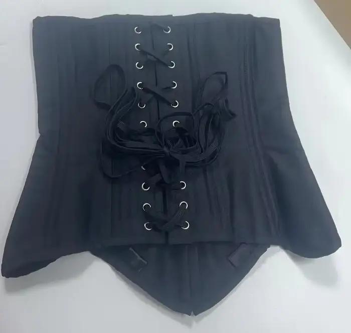 Corset sous le buste 18 spirale acier désossé corps Shaper femme Sexy taille contrôle Long torse taille Cincher Corselet haut