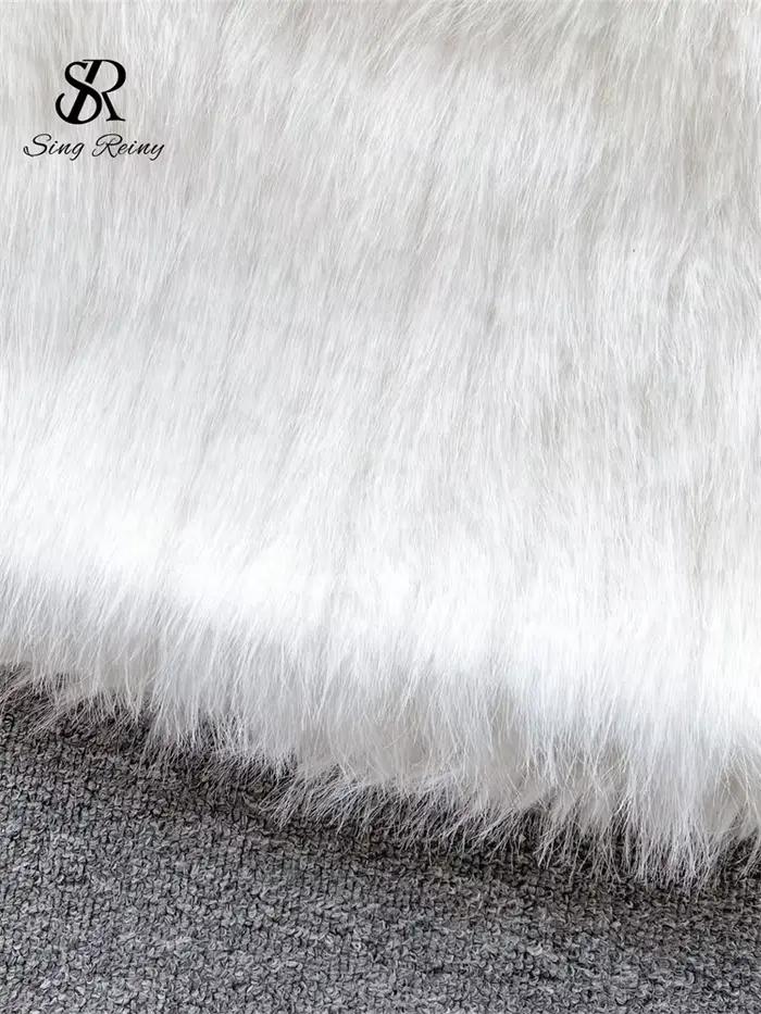 SINGREINY américain Hotsweet Sexy deux pièces ensembles femmes sans bretelles débardeur court + moulante Mini jupe mode solide plumes costumes