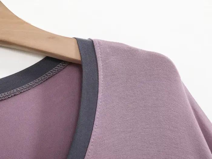 Vêtements de nuit femme dessin animé imprimé chemise de nuit longue femme ample Modal confort vêtements de nuit robe robe de nuit maison chemise de nuit
