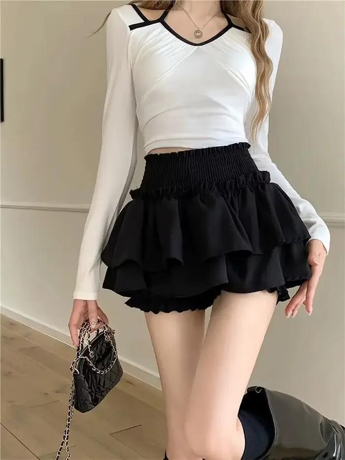 Roztomilá a sexy mini sukňa v štýle Balletcore