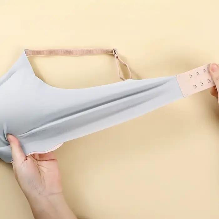 Soutien-gorge sans fil ajusté, antichoc, effet push-up, sans coutures, pour le sport et la course à pied