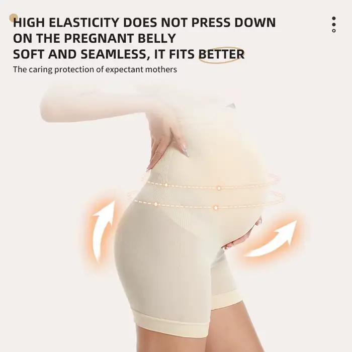 Culotte sans couture pour femmes, Boxer, pantalon de sécurité, vêtements de grossesse confortables, sous-vêtements de maternité doux et respirants, culotte grande taille