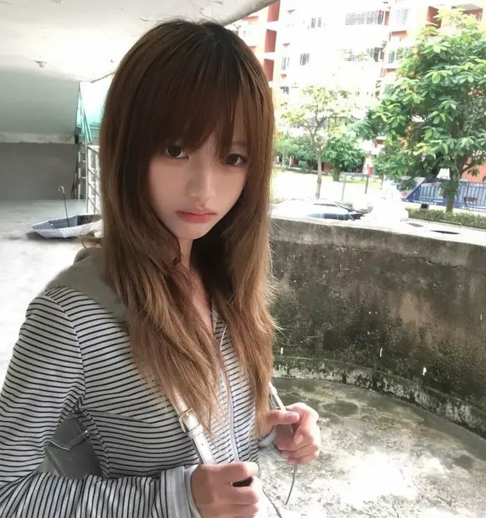 Tonngirls Y2k japonská mikina s kapucňou pre ženy s dlhými rukávmi pruhovaná