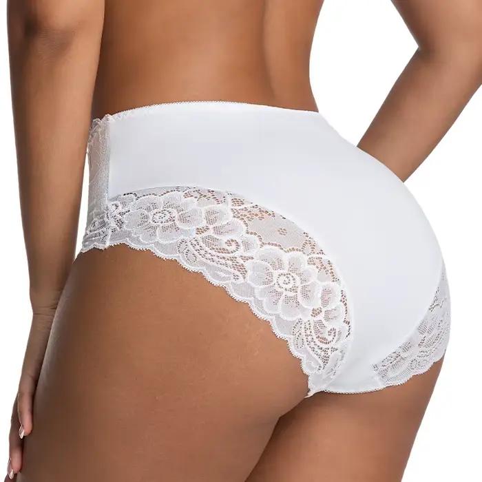 TrowBridge nouvelle grande taille femmes culottes taille haute dentelle femme slips Sexy Lingerie taille ue extensible confortable respirant culotte