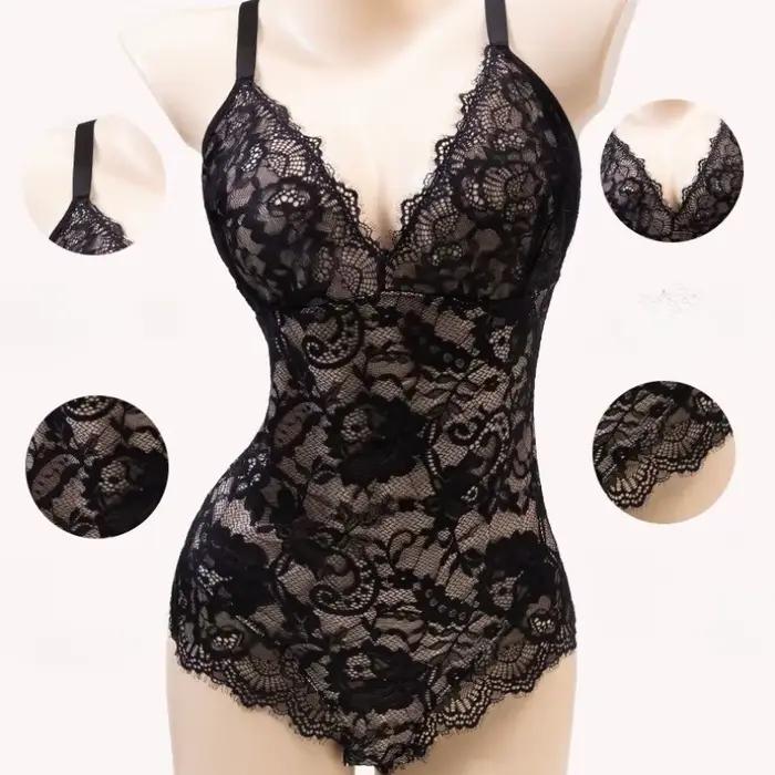 Lingerie veľkosti L, sexy čipkovaná kombinéza