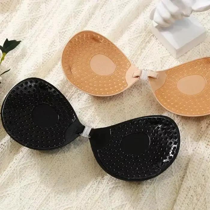 Nouveauté 2026 : Cache-tétons invisibles 5CM, soutien-gorge push-up épais auto-adhésif en silicone pour femme