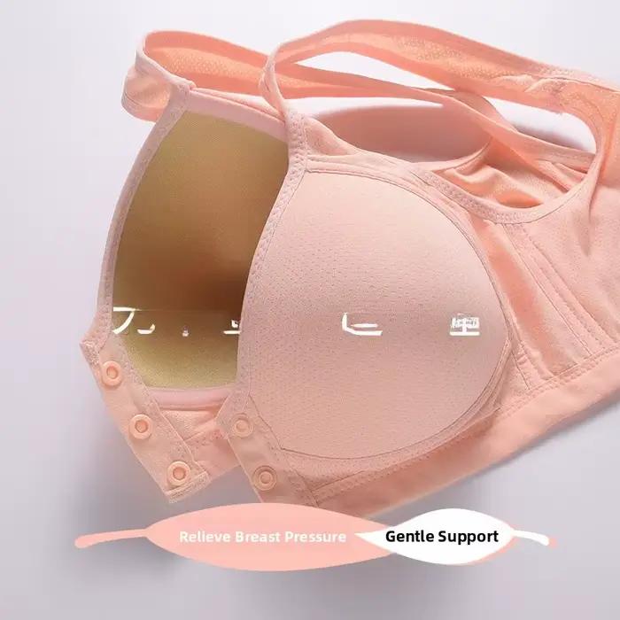 Soutien-gorge confortable en nylon à fermeture frontale pour femmes d'âge moyen et âgées, respirant, avec bretelles réglables