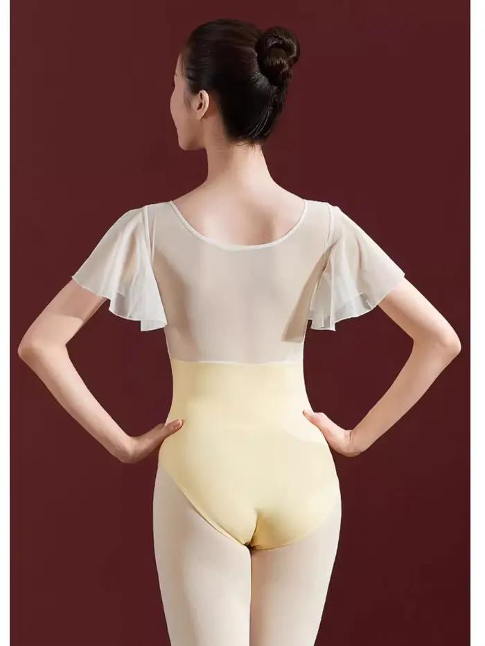 Femmes Sexy dentelle body barboteuse combinaison haut Ballet justaucorps adulte maillot de bain pour danse femmes ballerine classique Costume justaucorps