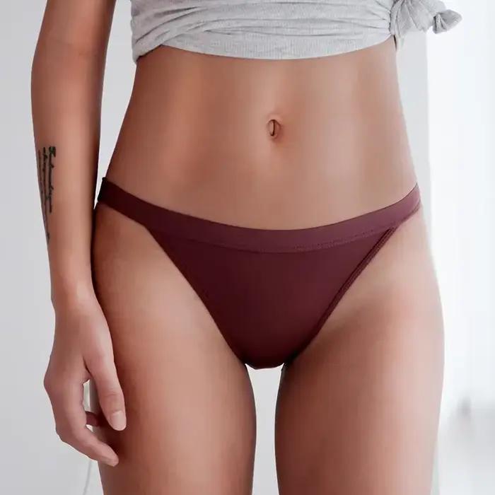 Culottes Femme Taille Basse Confortables Effet Glacé – Sous-vêtements Féminins Sexy et Tendance – Lingerie de Maison pour Femme