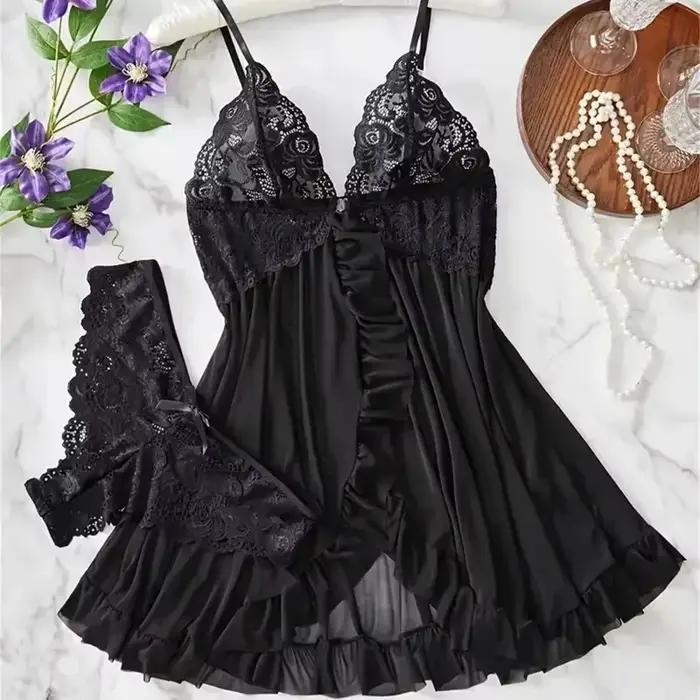 Červený sexy lingerie set