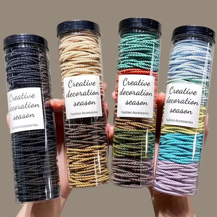 100 ks/balenie gumičky do vlasov Scrunchie jednofarebné elastické