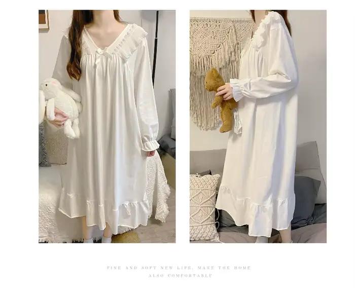 Nuissette en soie lactée pour femmes, chemises de nuit élégantes et confortables pour dormir et se détendre chez soi