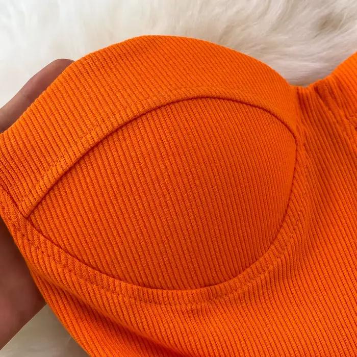 Bezramienková trubicová bustier šaty
