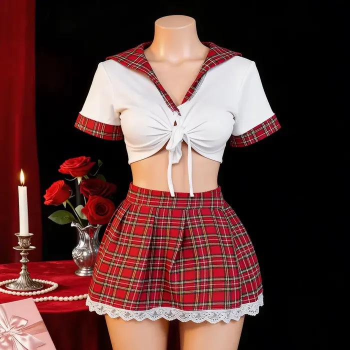 Červené sexy lingerie pre ženy
