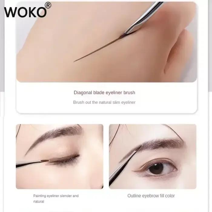 Vylepšená kefka na očné linky s čepeľou
