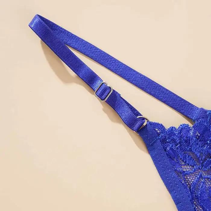 Culottes string en dentelle taille basse pour femme, avec bretelles latérales ajustables, ajourées, respirantes et sexy