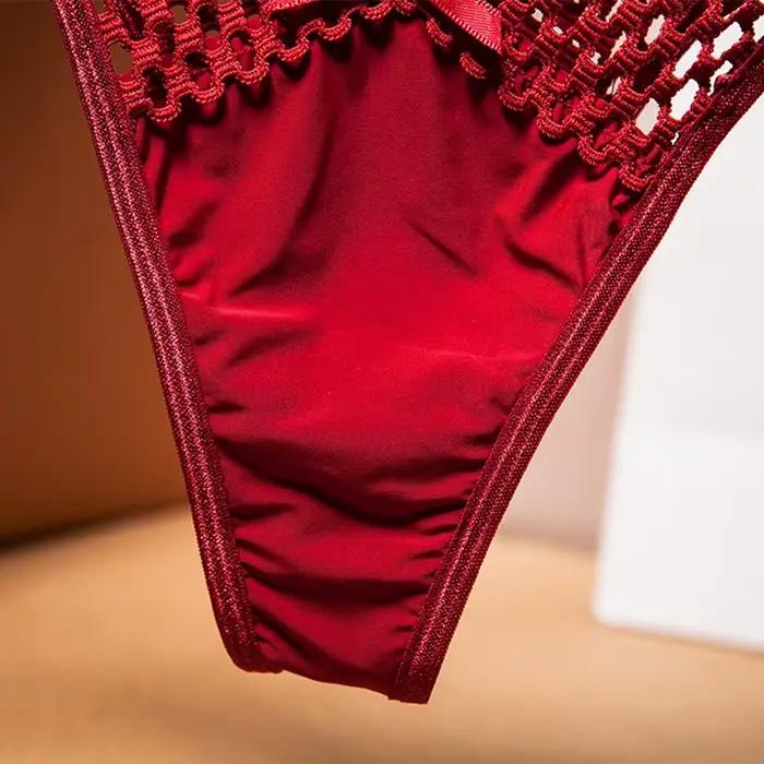 String Sexy femmes imprimé léopard sous-vêtements culottes Sexy femme tongs en soie glacée G String culotte sans couture femme taille basse sous-vêtement