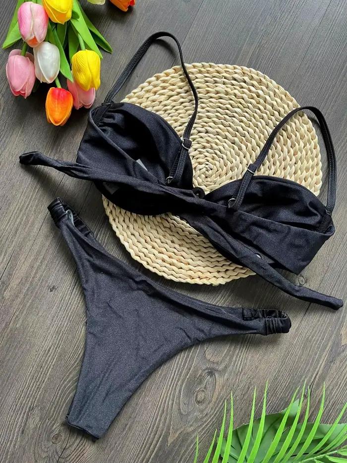 Sexy 3D kvetinový bikini set 2026 pre ženy