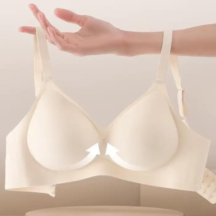 Soutien-gorge confortable sans couture pour femmes, sous-vêtements de rassemblement de petit buste, soutien doux, Lingerie Push Up, soutien-gorge intime respirant
