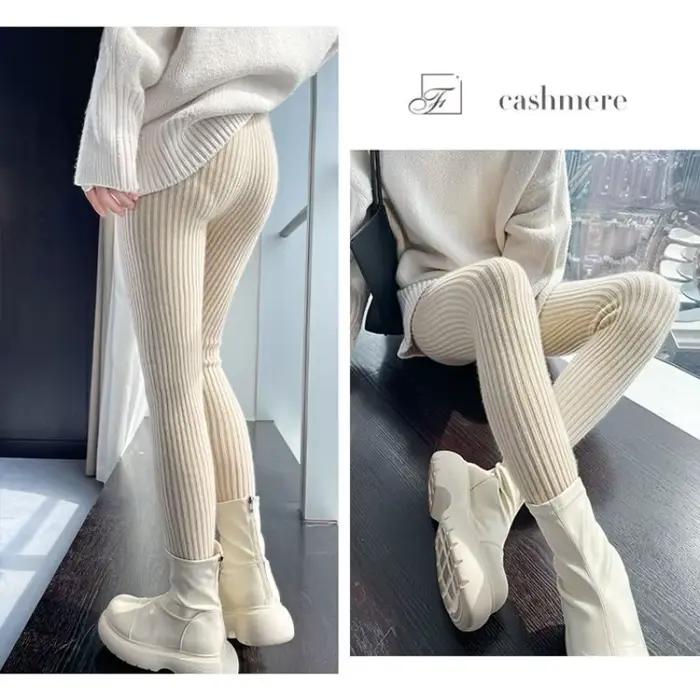 Slim legíny na jeseň pre ženy s vysokým pásom