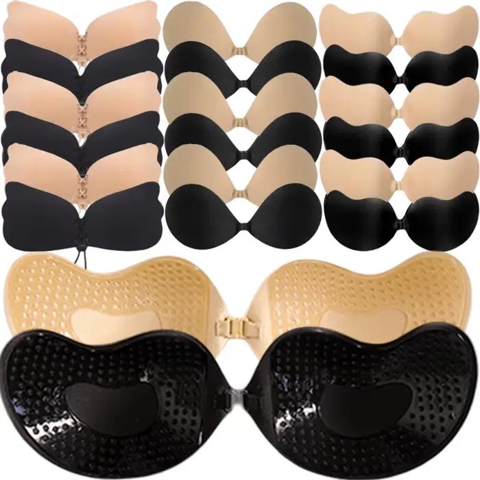 Soutien-gorge nu Invisible, Push Up, pâte de poitrine, poitrine Sexy, pâteuse, mangue Invisible, autocollant de poitrine en Silicone pour femmes, livraison directe de mariage