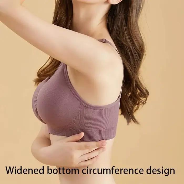 Soutien-gorge d'allaitement sans armatures, soutien-gorge de maternité respirant anti-affaissement pour femmes enceintes, soutien-gorge d'allaitement de haute qualité grande taille