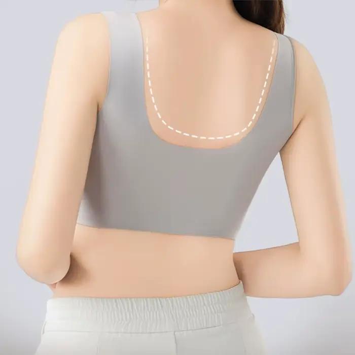 Soutien-gorge post-mastectomie à fermeture éclair frontale sans armatures, confortable pour la récupération après chirurgie du cancer du sein, usage quotidien, nouveau style