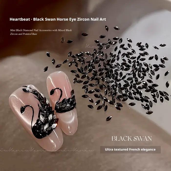 Strass en forme de larme d'argent pour nail art élégant et durable en kit combiné avec plusieurs pièces occasions spéciales transformations ongles professionnelles amateurs