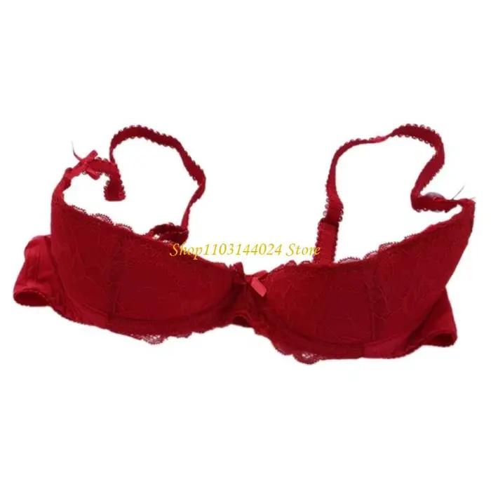 Soutien-gorge féminin en coton avec coupe triangle et décoration patchwork pour maintien parfait et décolleté sublime pour femmes occasions spéciales