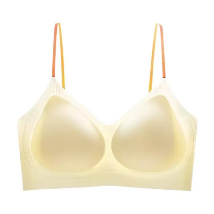 Soutien-gorge sans couture à maintien doux pour femmes, ultra-fin, push-up pour petites poitrines, confortable et respirant, soutien-gorge invisible à fines bretelles