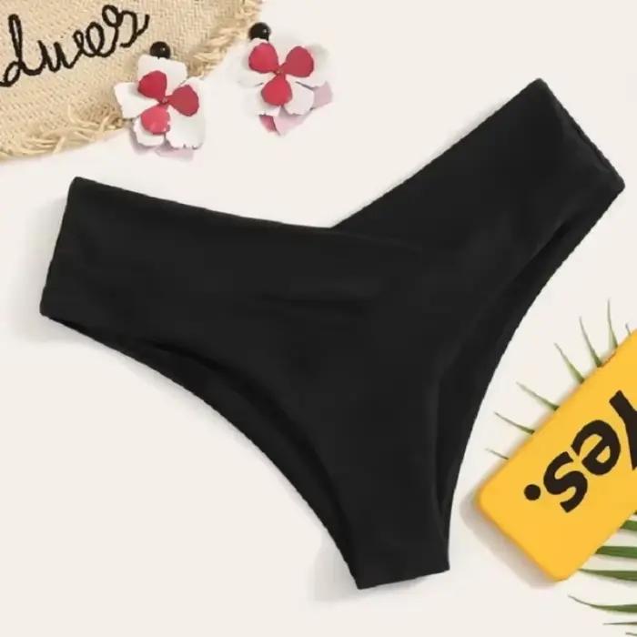 Dámsky brazílsky bikini set s vysokým pásom