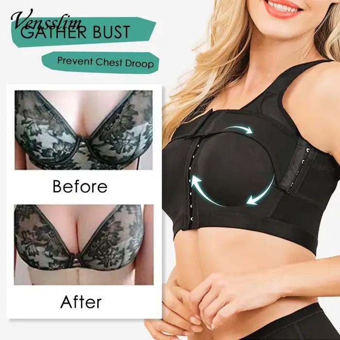 Femmes Corset corps Shaper post-chirurgie soutien-gorge réglable Push Up Compression dos soutien Posture correcteur Shapewear