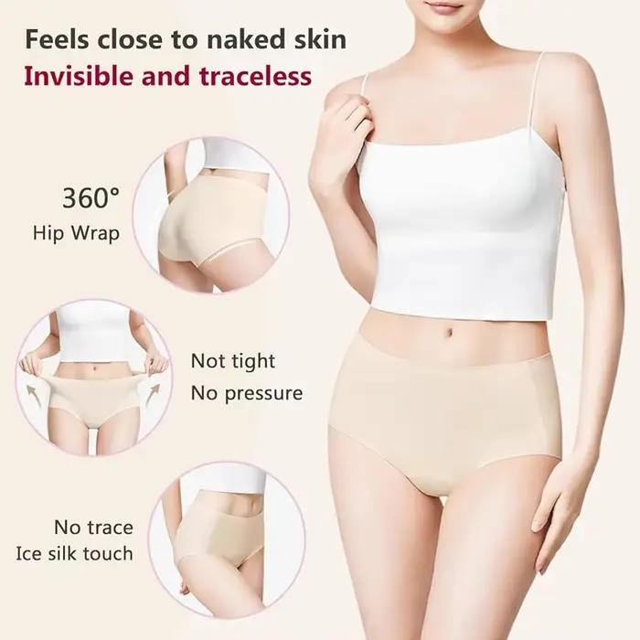 3 pièces culottes anti-orteil de chameau femmes anti-camel sans couture slips sans présentation sous-vêtements pour leggings, salle de sport, yoga-invisibles et confortables