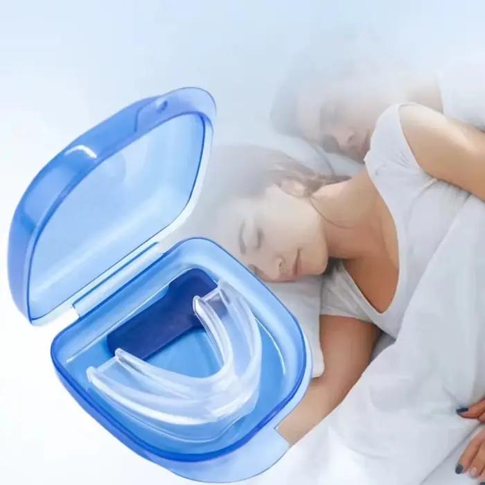 Protège-dents anti-grincement pour le sommeil, dispositif anti-ronflement et protection contre le bruxisme, gouttière dentaire confortable pour usage nocturne, soin buccal