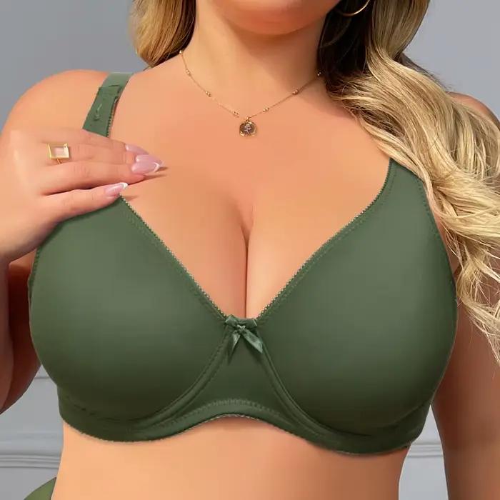 BEAUWEAR podprsenka s kosticami pre veľké prsia žena hladká veľká veľkosť podprsenky pre ženy tenká spodná bielizeň bez podšívky 0XL-5XL