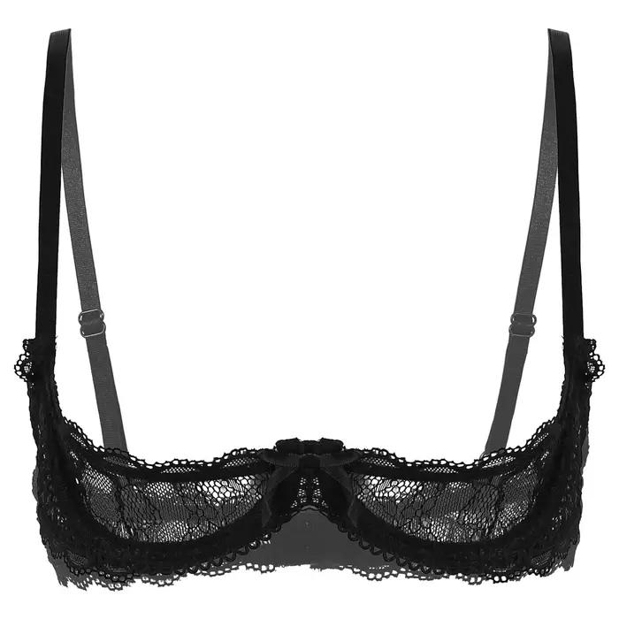 Sexy čipkovaná push-up podprsenka pre ženy