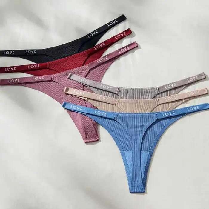 Culotte en soie glacée de couleur unie, taille basse, entrejambe en coton pour femmes, Lingerie féminine, slip sans couture pour filles