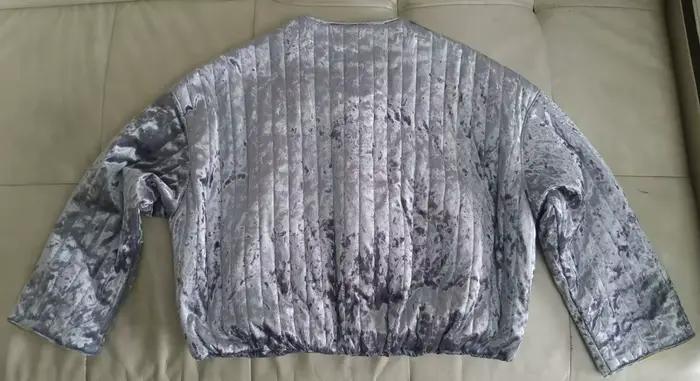 Sivý cardigan so zipsom pre ženy